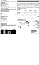 Shimano FC-M311 Service Instructions