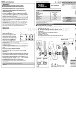 Shimano FC-M552 Instructions de service