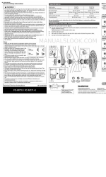 Shimano FC-M771-K Service-instructies