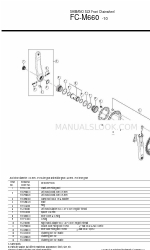 Shimano FD-M660-10E Handmatig