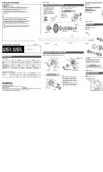 Shimano FH-M770 Service Instructions