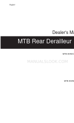 Shimano MTB SHADOW RD-M781 Dealer's Manual