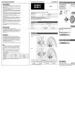 Shimano WH-M505 Technical Service Instruction