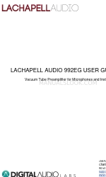 Digital audio ACHAPELL AUDIO 992EG User Manual