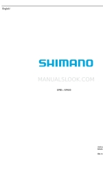 Shimano EP600 Podręcznik użytkownika