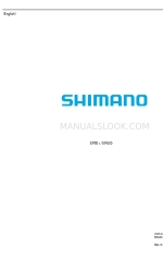 Shimano EP801 Gebruikershandleiding