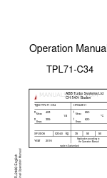 ABB TPL71-C34 운영 매뉴얼