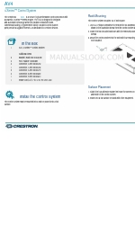 Crestron 4-Series AV4 Manual de inicio rápido