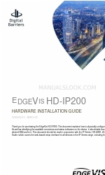 Digital Barriers EdgeVis HD-IP200 Руководство по установке оборудования