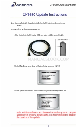 Actron CP9680 AutoScanner Plus Anweisungen aktualisieren