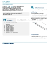 Crestron CP4N クイックスタート