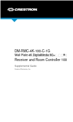 Crestron DigitalMedia 8G+ DM-RMC-4K-100-C-1G Supplemental Manual