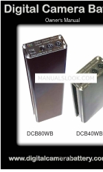 Digital Camera Battery DCB40WB 소유자 매뉴얼