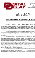 DIGITAL DELAY 1014-SCR Instrukcja obsługi