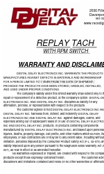 DIGITAL DELAY REPLAY TACH Petunjuk Manual