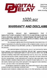 DIGITAL DELAY 1020-SCR 사용 설명서