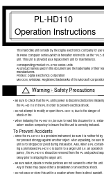 Digital Electronics PL-HD110 Gebruiksaanwijzing