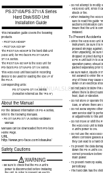 Digital Electronics PS-3710A Series Manual de instalação