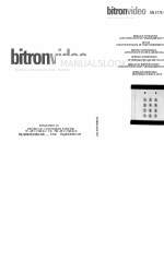 BITRONVIDEO MCC 70/U Manual de instrucciones