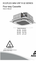 ActronAir ECOFLEX MINI VRF R-32 Series オーナーズマニュアル