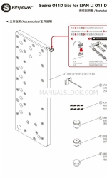 Bitspower touchaqua Sedna O11D Installatiehandleiding