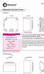 Bitspower Hercules Pump V3 Manuel d'instruction