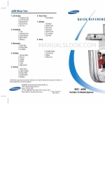 Samsung A600 Quick Reference Card