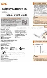 Samsung Au Galaxy S20 Ultra 5G Quick Start Manual