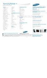 Samsung Behold SGH t919 Informationshandbuch