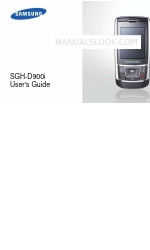 Samsung D900 - SGH Ultra Edition 12.9 Cell Phone 80 MB Gebruikershandleiding