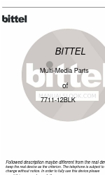 Bittel 7711-12BLK Manuel