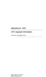 Digital Equipment AlphaServer 1000 Informazioni sull'aggiornamento