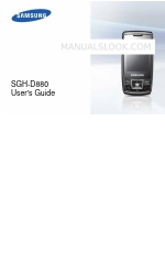 Samsung Duos SGH D880 Gebruikershandleiding