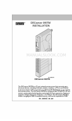 Digital Equipment DECserver 900TM Installation Manual