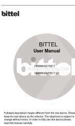 Bittel HA988862TSD-S Kullanıcı Kılavuzu