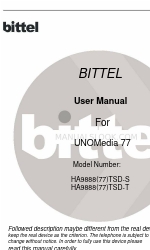 Bittel UNOMedia 77 사용자 설명서