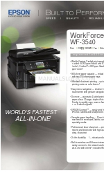 Epson WorkForce WF-3540 Vue d'ensemble du produit et spécifications