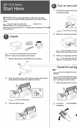 Epson Workforce WF-7310 Series Buradan başlayın