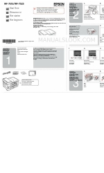 Epson WorkForce WF-7525 Startup-Handbuch