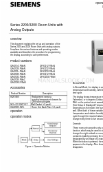 Siemens 3200 Series Instrukcja obsługi interfejsu operatora