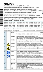 Siemens 3KC4350-0FA21-0AA3 Operating Instructions Manual