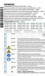Siemens 3KC4352-0GA21-0AA3 Operating Instructions Manual