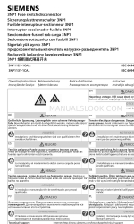 Siemens 3NP1 Series Instrukcja obsługi