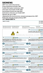 Siemens 3NP1 Series Instrukcja obsługi