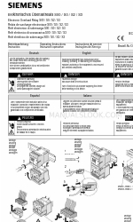 Siemens 3RB20 Instrukcja obsługi