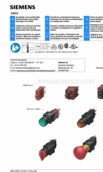 Siemens 3SB24 04-0 Instrukcja obsługi