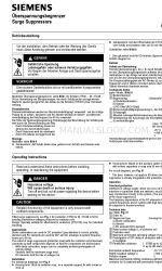 Siemens 3TX7462-3U Operating Instructions