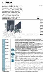 Siemens 3VA1 250 A 운영 지침