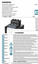 Siemens 3VA1 Series Instrukcja obsługi