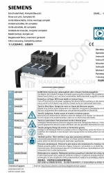 Siemens 3VA1 Series Instrukcja obsługi